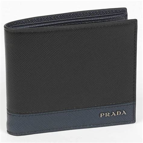 mens wallets prada|Prada men's wallet saffiano.